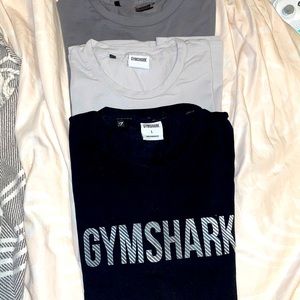 Lot of 3! - grey/black Gymshark Ts